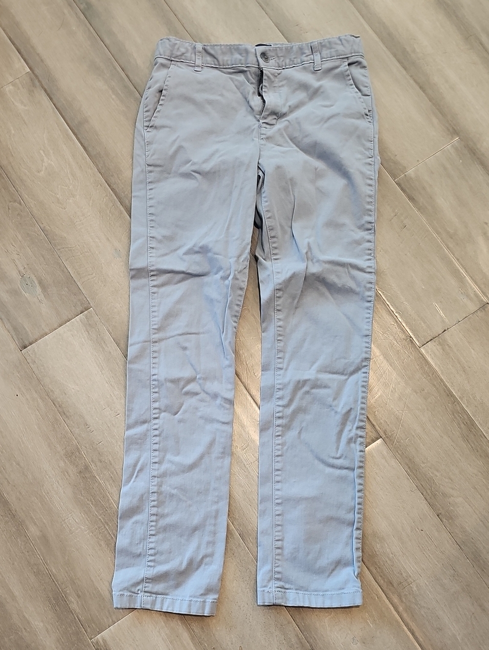 Children's Place Straight-Leg Chinos in Light Blue